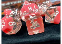 DICE 7-set: Pink Unicorn